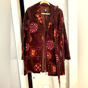 Brown corduroy coat